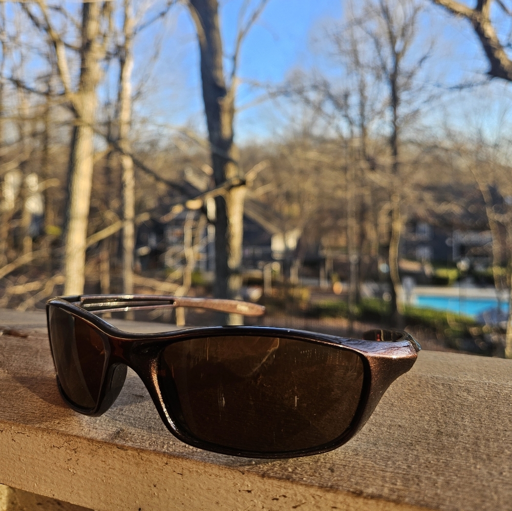 Copper Glazed Retro Sports Sunglasses